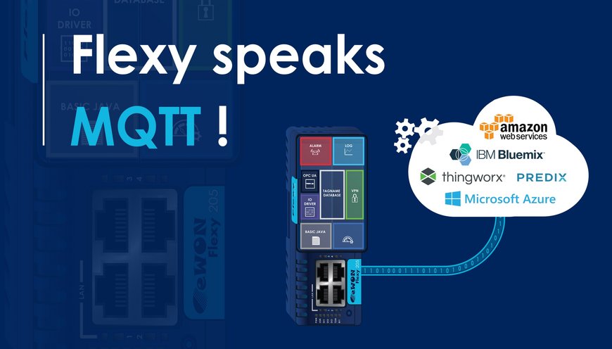 eWON Flexy stöder MQTT för datainsamling